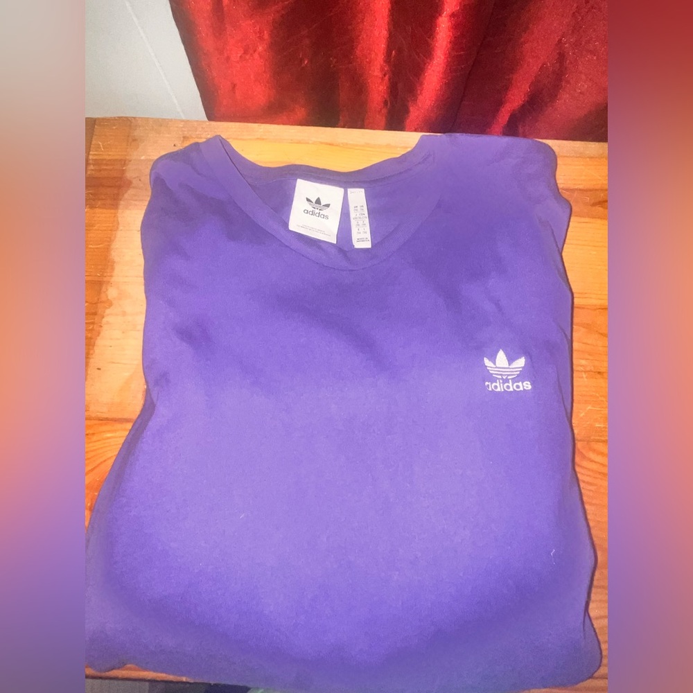 Adidas Vibrant Purple Tee 2XL